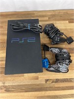 Sony PS2 SCPH-50001 Console and Controllers Cords