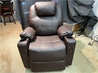 VINYL UPHOLSTERED ELECTRIC LIFT CHAIR /