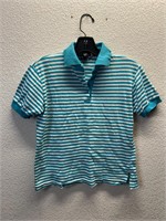 Vintage Adolfo Striped Polo Shirt