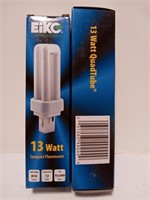 2-13 watt  Eiko 4 pin compact fluorescent lamp