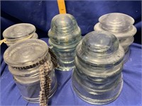 5 Glass Insulators