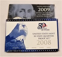 2008 Quarters Proof; 2009 Quarters Proof