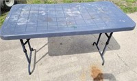 Plastic Fold Up Table