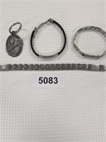 (3) Bracelets, (1) Key Chain