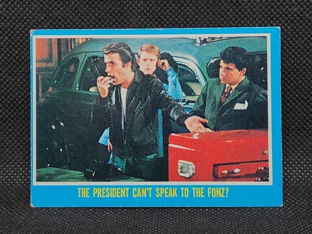 1976 Topps Paramount Pictures "Fonz" Happy Days