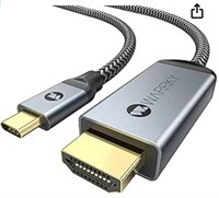 Warrky USB C to HDMI Cable 4K, 3.3ft