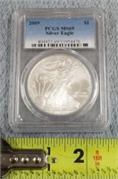 2009 Silver Eagle Dollar