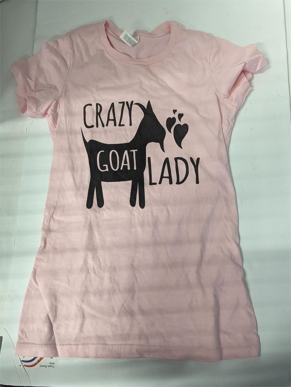 medium crazy goat lady shirt
