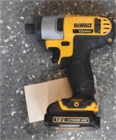 Police Auction: Dewalt Impact Drill With Battery