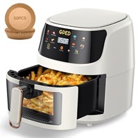 WF1153  GPED Air Fryer, 7.5 QT 8-in-1 with Window,