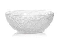 LALIQUE 'PINSONS' GLASS BOWL