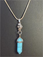 925 stamped 18-in necklace with turquoise style
