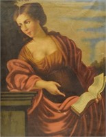After Giovanni Francesco Romanelli Oil on Canvas