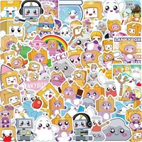 Stickers 50Pcs Lankybox Toys Waterproof Stickers P