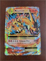 MEGA CHARIZARD EX POKEMON TRADING CARD HOLO