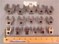 NEW SNAP-ON 16pc 3/8 DRIVE METRIC OPEN END
