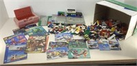 Lot of lego's with many instruction books