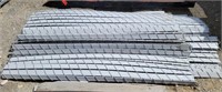 Gray Slatted Chain Link