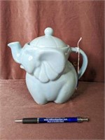 Blue Elephant Tea Pot with Lid