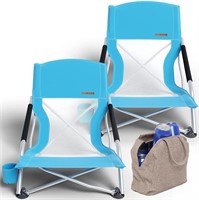 I&J basic beach chairs baby blue