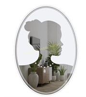 Muzuli 20x28" Frameless Oval Mirror Silhouette