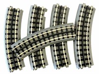 (5) MTH O-Gauge RealTrax O-Gauge 031 Curve Track