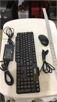 Computer, keyboard, mouse