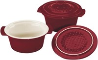 Cuisinart 10oz Set of 2 Mini Round Covered Cocott)