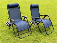 2 Matching Gravity Chairs, great condition