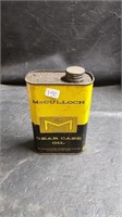 MC Cullough Gear Case Oil Tin