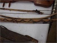 2 Sets Of Angolan Bows And Steel Tipped Arrows & C