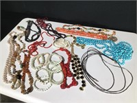 Lot of Costume Jewelry-Necklaces,Bracelets