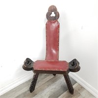 Antique birthing chair