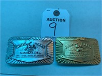 John Deere 1984 Belt Buckles (2)