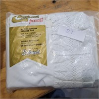 Caldwell Percale flat double sheet