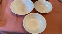 Corelle Serving Bowls - 1 small Butterfly Gold &