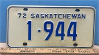 1927 Saskatchewan 4 Digit License Plate *SC