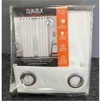 Sun+blk Total Blackout Curtain Pair