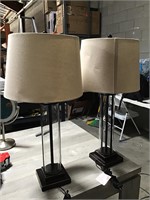 Davidson Glass Table Lamp  2-pack