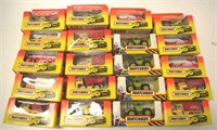 Twenty various Matchbox series cars