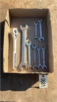 1/2” Craftsman ratchet only, assorted wrenches