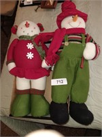 (2) 24" Snowmen