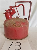 Metal Red Gas Can