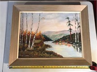 Original framed BJ Smith oil painting