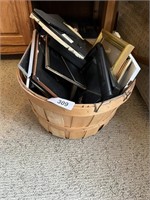 Bushel Basket of Small Picture Frames