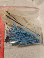 Large Lot of Plastic Cable Ties - Various Sizes