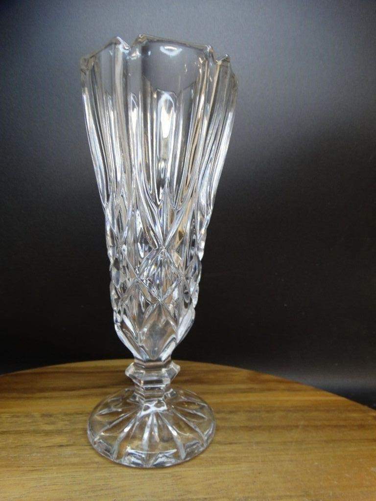 7-1/2" Cut Glass Vase