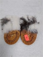 Baby leather moccasins