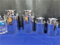Milk Can Canister Set & S&P Shakers