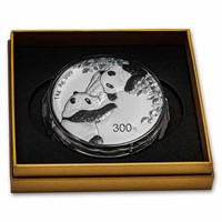 2023 China 1 Kg. Silver Panda Proof W/ Box & Coa